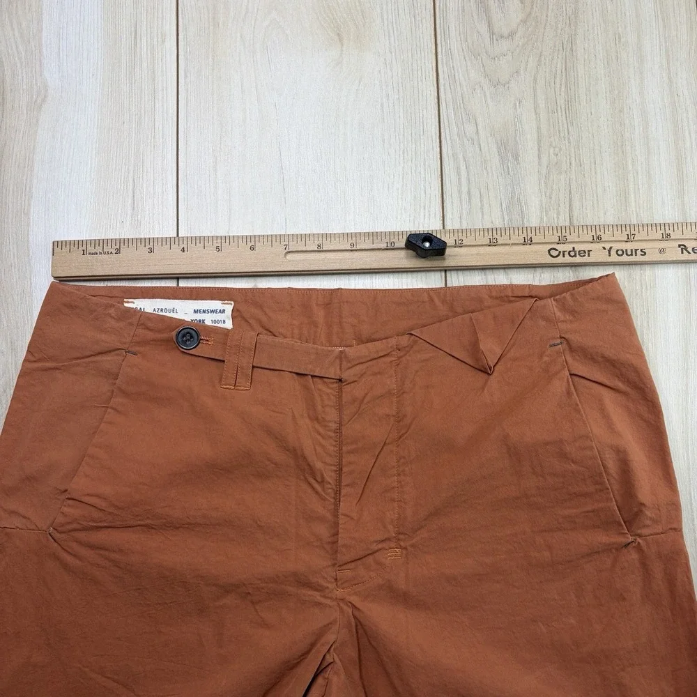 YIGAL AZROUEL Menswear Chino Dress Shorts Mens Size 32 Orange